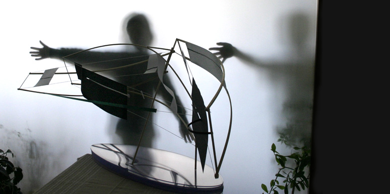 Model krajiny ve větru